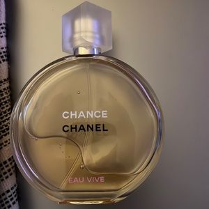 Chanel Chance Eau Vive 3.4 oz used a few times, but kids are allergic to it!